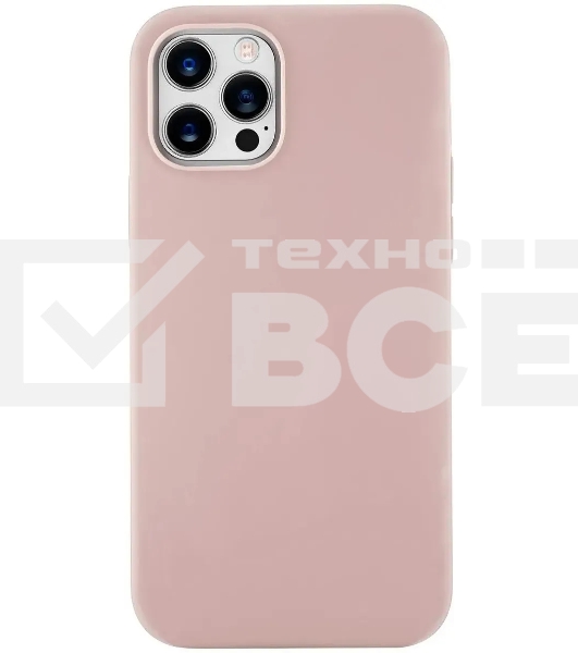 Чехол (клип-кейс) uBear для Apple iPhone 12/12 Pro Touch Case светло-розовый (CS62LR61TH-I20)
