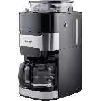 Кофеварка капельная Hyundai HYD-1216 черный/серебристый, исп. кофе - зерновой/молотый, 1.5 л, 1050 Вт., фото 1