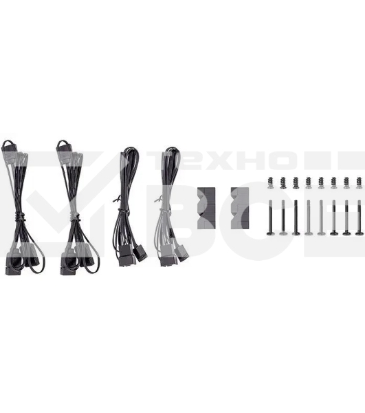 Комплект вентиляторов для корпуса Thermaltake CT140 ARGb (2 шт.) зеленый, 140 мм, 1500 об/мин, 30.5 дБ, 4 pin