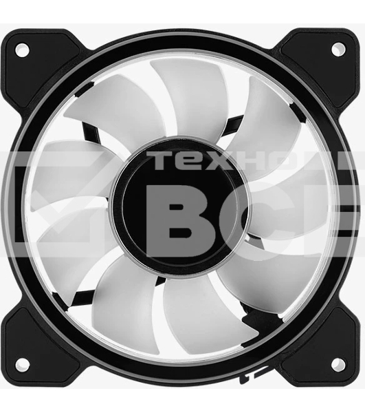 Вентилятор для корпуса Aerocool / Formula Mirage 12 ARGB черный, 120 мм, 1300 об/мин, 17.8 дБ, 6 pin