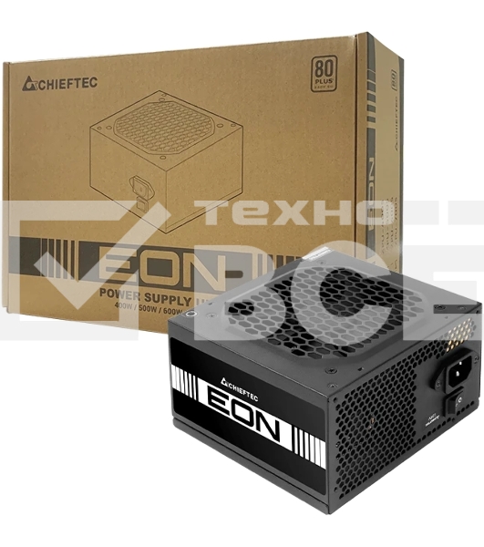 Блок питания Chieftec Eon ZPU-400S, 400Вт, 80 PLUS, 120мм, черный