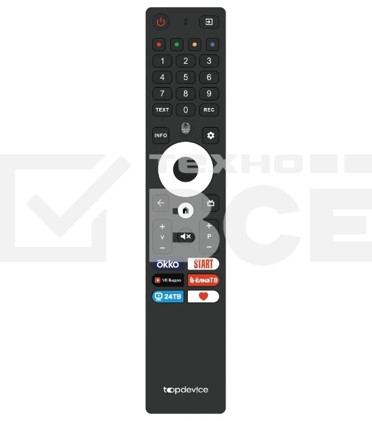 Телевизор Topdevice 50'' TDTV50CQ08U черный  A-QLED UHD 60Hz Smart 2/8ГБ
