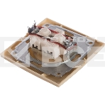 Розетка 1-м СП Кварта 10А IP20 без заземл. крем. ИЭК ERK13-K33-10-DM, фото2