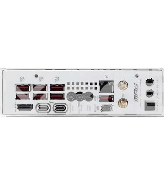 Материнская плата MSI MPG Z890I EDGE TI WIFI, LGA 1851, Intel Z890, 2xDDR5, 2xSATA, 4xM.2, 1xPCIe 5.0 x16, 1xHDMI, 2xThunderbolt 4, 1xUSB-C, 1x 5Gb LAN, 7xUSB-A 10Gbps, 2xUSB-A 5Gbps, 1xUSB-C 20Gbps, 7.1, 2x3.5 мм, TOSLINK, Mini-ITX