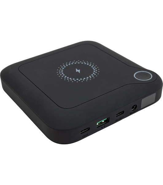 Универсальный внешний аккумулятор TopON TOP-T84, DC, USB, 2xType-C, 24000mAh (88,8 Wh), до 84Вт , Черный