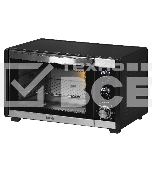 Мини-печь BBK OE3081D черный/нерж сталь