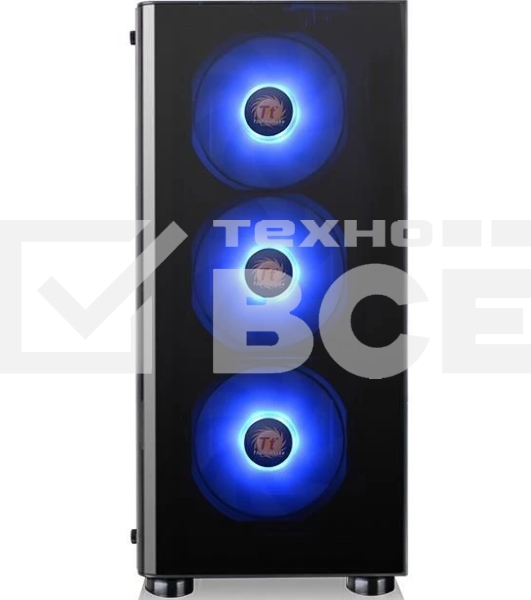 Компьютерный корпус V200 TG RGb CA-1K8-00M1WN-01 Black/Win/SPCC/Tempered Glass*1/120мм RGb Fans*3 + 120мм Standard Fan*1/MB Sync