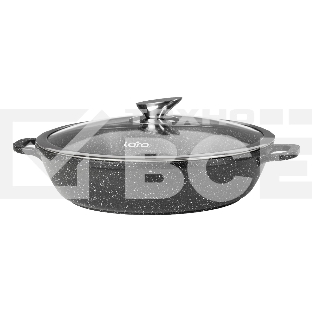 Сотейник Lara LR02-213 4.8 л, 32 см, литой алюминий, с крышкой