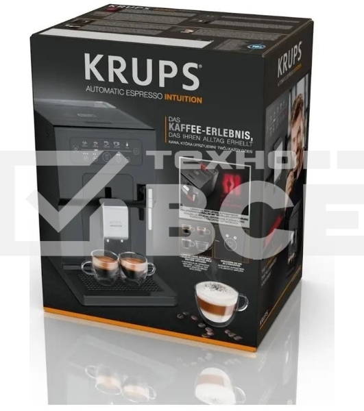 Кофемашина Krups Essential EA870810 1450Вт черный/нержавеющая сталь