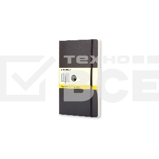 Блокнот Moleskine CLASSIC SOFT QP617 Large 130х210мм, 192 страниц, клетка, мягкая обложка, черный