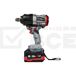 Аккумуляторный бесщеточный ударный гайковерт ProfiPower T-1200N (18В,Li-ion-1шт, 6.0А·ч, 1200Нм, переходник 3/4