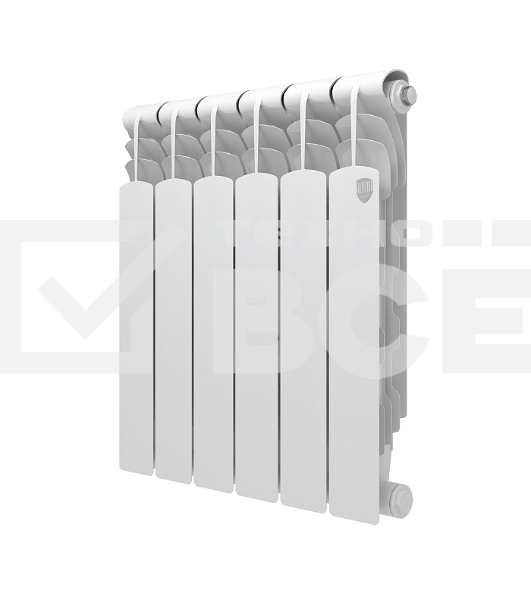 Радиатор биметаллический Royal Thermo Revolution B 500 – 6 секц.
