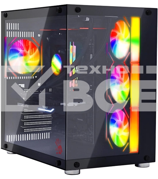 Компьютер Bloody BD-PC CZ79C3 MT i7 14700KF (3.4) 64Gb SSD 1Tb RTX 5070Ti 16Gb Win 11H 64 2.5xGbitEth 850W черный (RUS) (2129080)