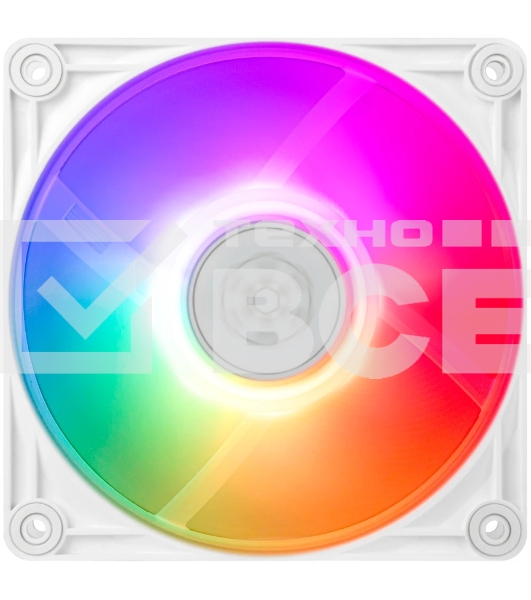 Вентилятор для корпуса Silverstone VISTA 120 ARGb белый, 120 мм, 2000 об/мин, 30.6 дБ, 4 pin