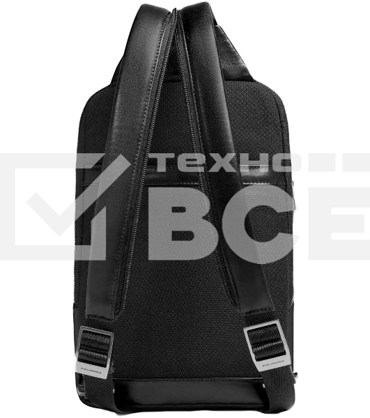 Рюкзак слинг мужской Piquadro Philip CA6790W136/N черный кожа