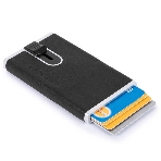 Чехол для кредитных карт Piquadro Black Square PP4825B3R/N черный натур.кожа, фото2