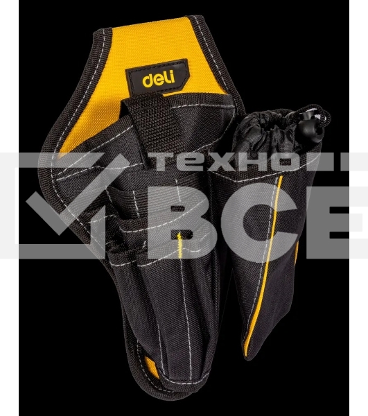 Поясная сумка-кобура монтажника Deli DLP07