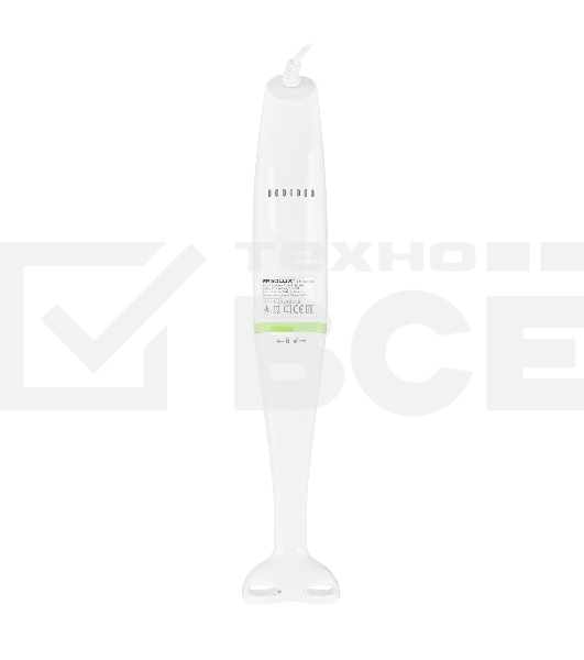 Блендер погружной Ergolux ELX-HB01-C34 (13124) 1 скорость 250 Вт, 220-240В пласт. бело-салатовый