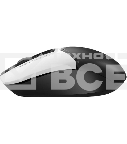Мышь беспроводная A4Tech Fstyler FG12S белый/черный, 1200 dpi, радиоканал, USB, кнопки - 3