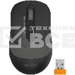 Мышь беспроводная A4Tech Fstyler FG10S черный/серый, 2000 dpi, радиоканал, USB, кнопки - 4, фото 1