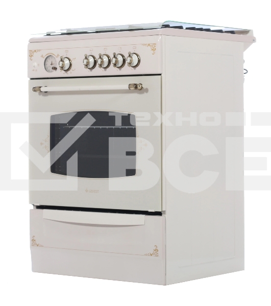 Плита газовая Gefest ПГ 6100-03 0279 бежевый, конфорок 4 шт, духовка 52 л, 60 см x 85 см x 60 см