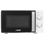 Микроволновая печь Renova MMS-20W1 белый/черный, 20 л, 700 Вт, переключатели - поворотный механизм, фото 1