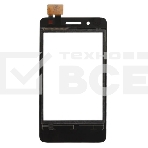 Сенсорное стекло (тачскрин) для Fly IQ436i ERA Nano 9, черное, фото2