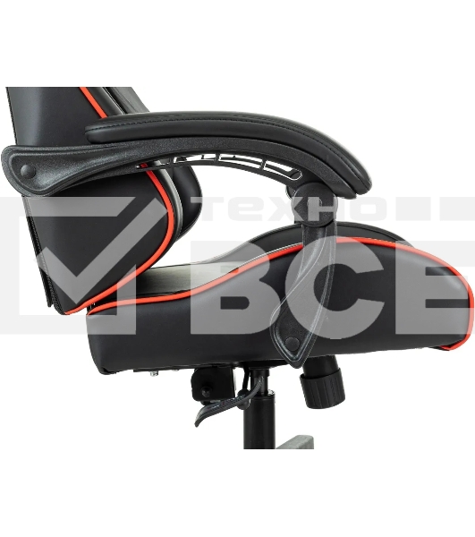 Кресло игровое A4Tech Bloody GC-780 черный, сиденье черный кожзам с подголов. крестов. металл черный, пластик черный