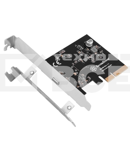 Контроллер Silverstone G56ECU060000010 SuperSpeed USB 20Gbps / USB-C 3.2 Gen 2x2 PCIe expansion card