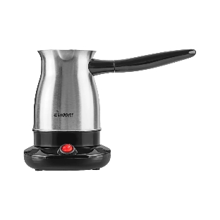 Кофеварка-турка электрическая Endever Costa-1009 черный/стальной, мощность 800 Вт, объем 0,5 л, корпус нержавеющая сталь, 36 шт/уп.