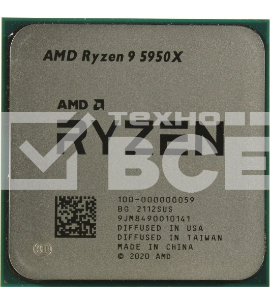 Процессор AMD Ryzen 9 5950X Soc-AM4 3.4GHz OEM