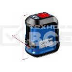 Нивелир лазерный Зубр КРЕСТ-15 (34902-2_z01) суперкомпакт, 15м, точн. +/-0,3 мм/м, держатель, фото6