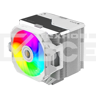 Кулер для процессора Alseye i600-W белый, 120 мм, алюминий/медь, 2300 об/мин, 37.8 дБ, 4 pin, 265 Вт, 160 мм