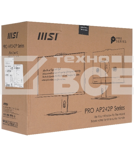 Моноблок MSI Pro AP242P 14M-653RU, 23.8