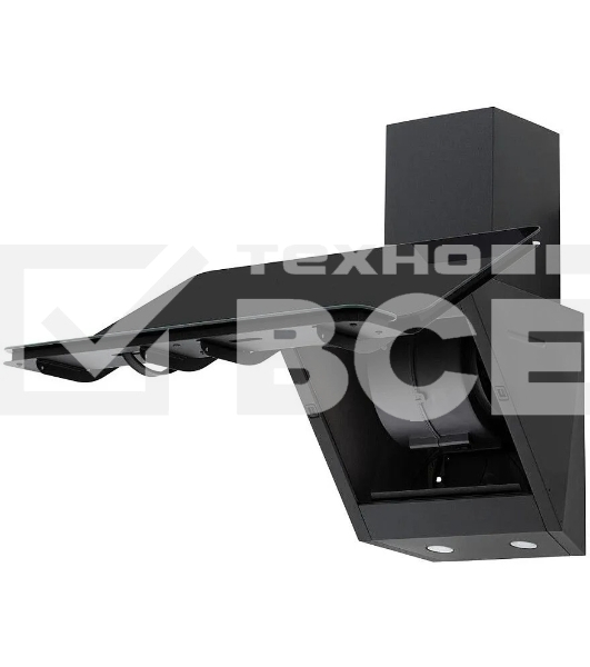 Вытяжка кухонная Krona SATURN 600 DN BLACK 4S