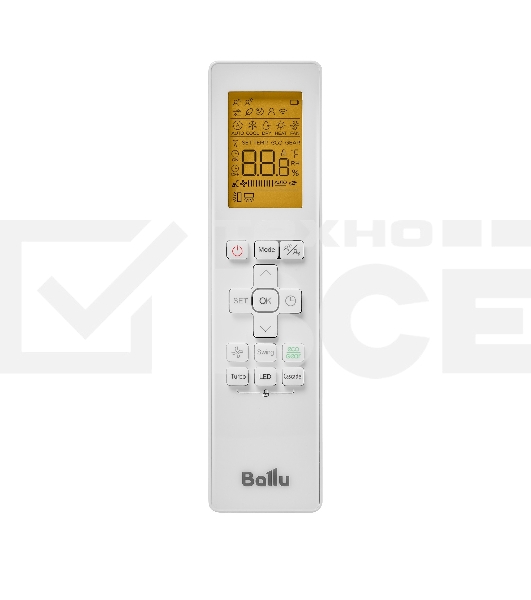 Блок внутренний сплит-системы Ballu BSNI/in-10HN8 инвертор, 10000 BTU, 26 м², 19 дБ, охлаждение, обогрев, осушение, белый