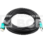 Кабель аудио-видео Cactus CS-HDMI-AOC-2.1-10 HDMI (m)/HDMI (m) 10м. позолоч.конт. черный, фото 1