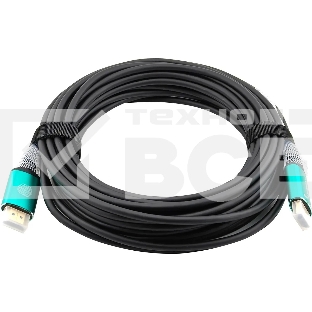 Кабель аудио-видео Cactus CS-HDMI-AOC-2.1-10 HDMI (m)/HDMI (m) 10м. позолоч.конт. черный