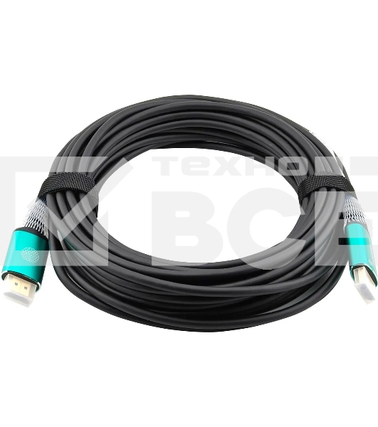 Кабель аудио-видео Cactus CS-HDMI-AOC-2.1-10 HDMI (m)/HDMI (m) 10м. позолоч.конт. черный