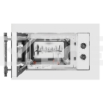 Микроволновая печь встраиваемая Maunfeld JBMO.20.5ERWAS белый, 20 л, 700 Вт, переключатели - поворотный механизм, фото10