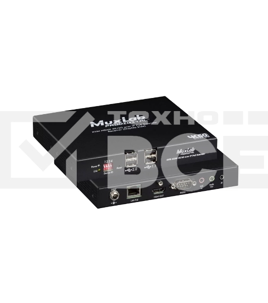 Приемник MuxLab 500800-RX KVM HDMI over IP PoE, 4K/60