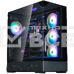 Компьютерный корпус ZALMAN P40 Prism Plus, ATX, черный, WINDOW, 3xCombo (3.5'' or 2.5