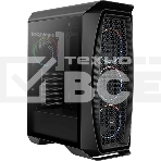Компьютерный корпус Aerocool/Formula Aero One Eclipse-G-BK-v1 черный без БП ATX 4x120мм 2xUSB 3.0 audio, фото 1
