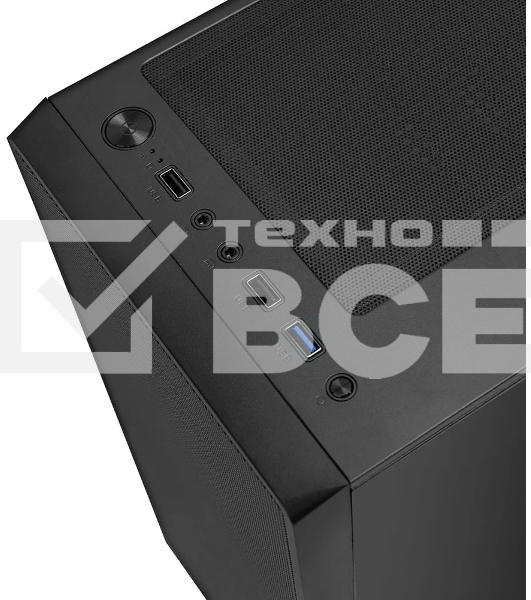 Компьютерный корпус Ginzzu CL121 ATX передняя панель Сетка