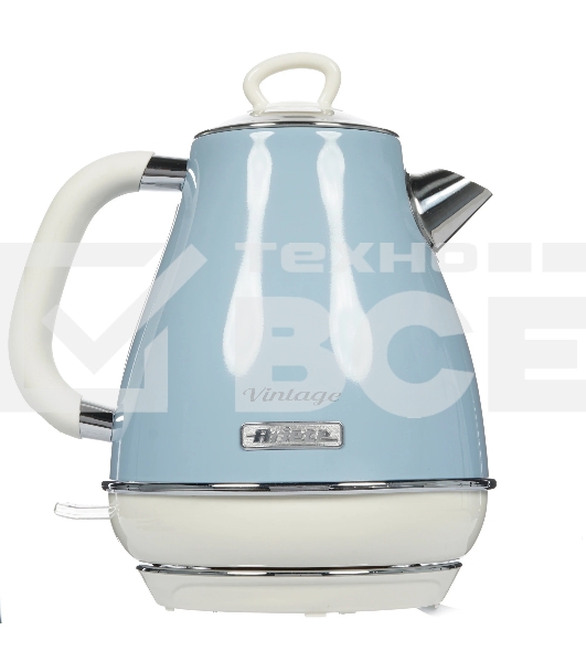 Чайник электрический Ariete Vintage 2869/05 2000 Вт, 1.7 л, голубой