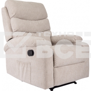 Кресло для дома Бюрократ _Han бежевый, металл (_HAN/BEIGE)