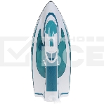 Утюг Delta LUX DL-352 бирюзовый (бирюзовый 2200 Вт, подошва с керамическим покрытием, сухое глажение, разбрызгивание воды, отпаривание, антинакипь, антикапля, паровой удар, самоочистка, вертикальное отпаривание, свет. индикатор,терморегулятор, мерный стак, фото9