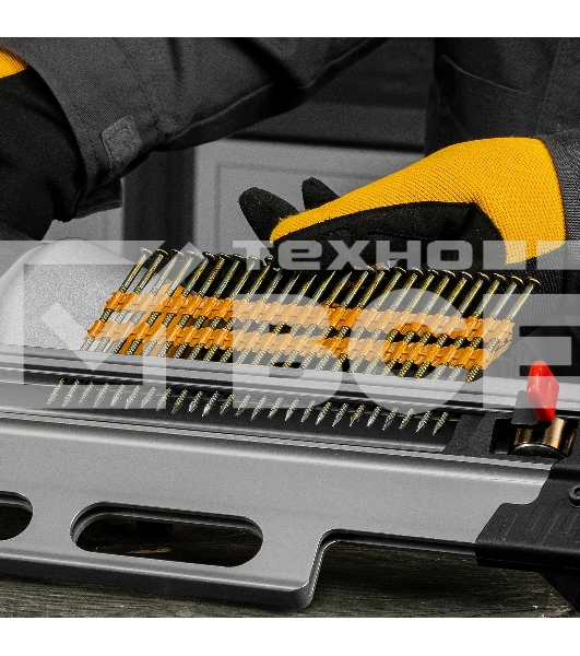 Гвозди Denzel для пнев. нейлера (крашен.), длина - 75 мм, диам. - 3,05 мм, 2000 шт.