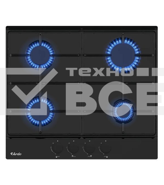 Газовая варочная панель ARDO MH64GMB2 черный