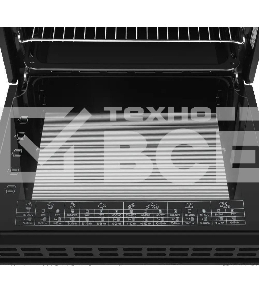 Шкаф духовой электрический Maunfeld AEOD60103G1, 60л, дверца с 3 стеклами, графит